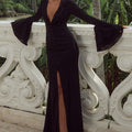 SARI MAXI DRESS - BLACK