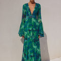 SARI MAXI DRESS - CALISTA GREEN