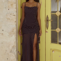 KYLEAH MAXI DRESS - BLACK/WHITE
