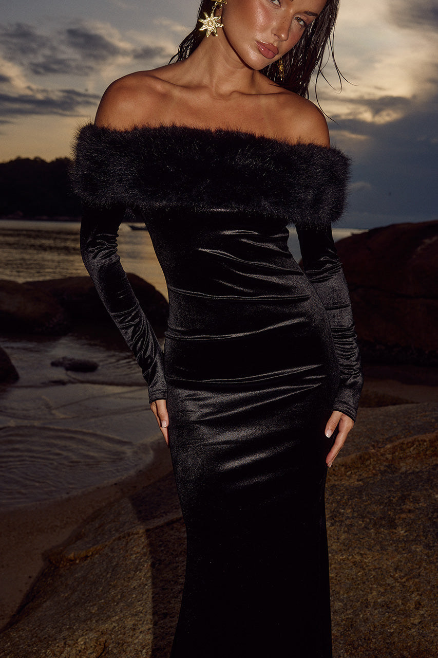 SIANI MAXI DRESS - BLACK - SIANIMAXIDRESS_2