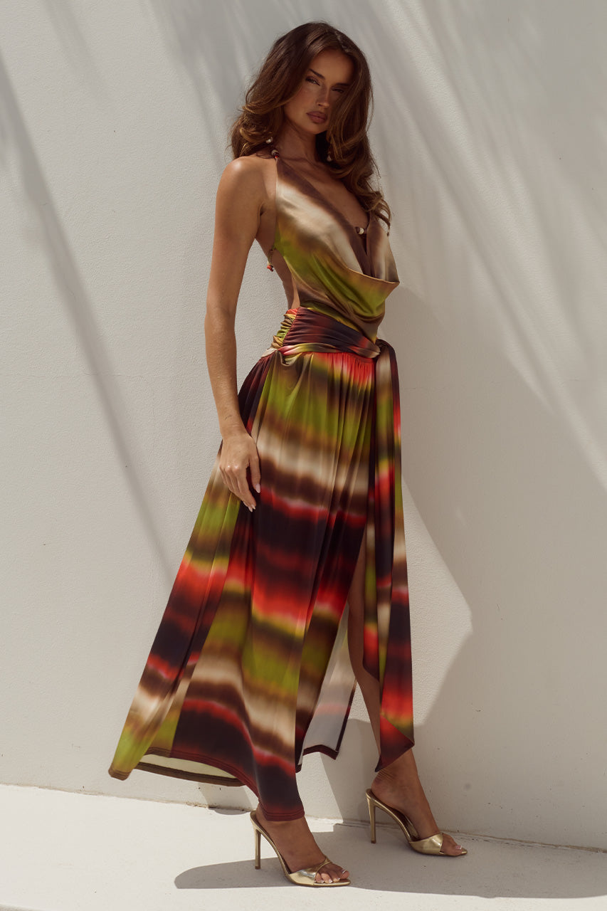 SIMONA LOW PLUNGE COWL MAXI DRESS - ANABELL RED - SIMONALOWPLUNGECOWLMAXIDRESS-ANABELLRED_-4