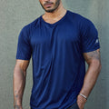 SLASH SHORT SLEEVE TOP - NAVY