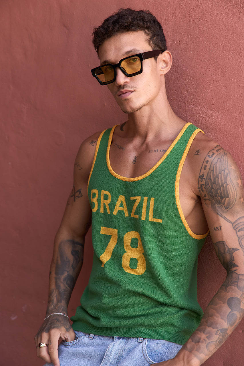 SORETTI KNIT TANK - BRAZIL GREEN - SORETTIKNITTANK-BRAZILGREEN-2