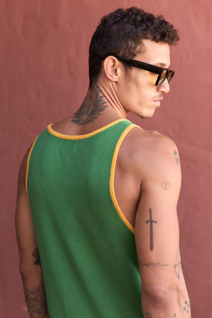 SORETTI KNIT TANK - BRAZIL GREEN - SORETTIKNITTANK-BRAZILGREEN-3