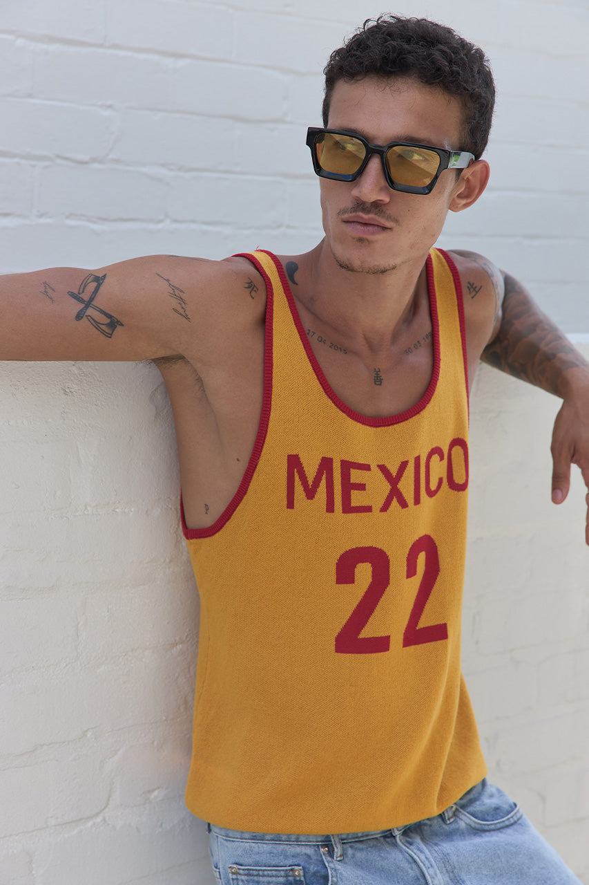 SORETTI KNIT TANK - MEXICO PAPAYA - SORETTIKNITTANK-MEXICOPAPAYA-2