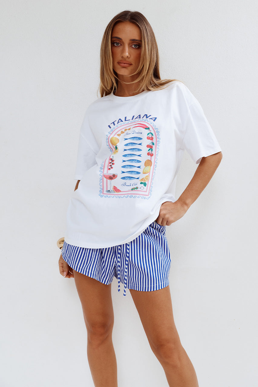 SPRITZ GRAPHIC SHIRT - ITALIANA MULTI XXL - SPRITZGRAPHICSHIRT-ITALIANAMULTIXTILKAELASTICEDTIEWAISTSHORTS-BLUESTRIPE-3