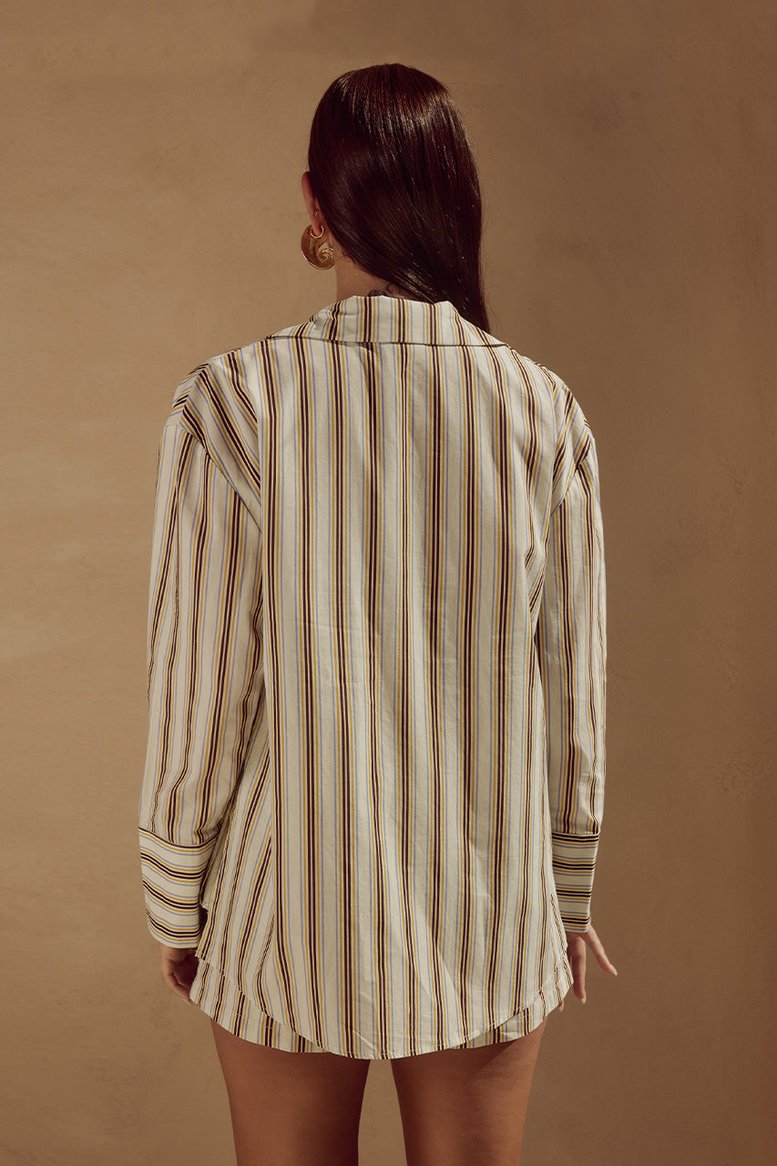 SUNMOR SHIRT - VORY STRIPE - SUNMORSHIRTXSHORTVORYSTRIPE_2