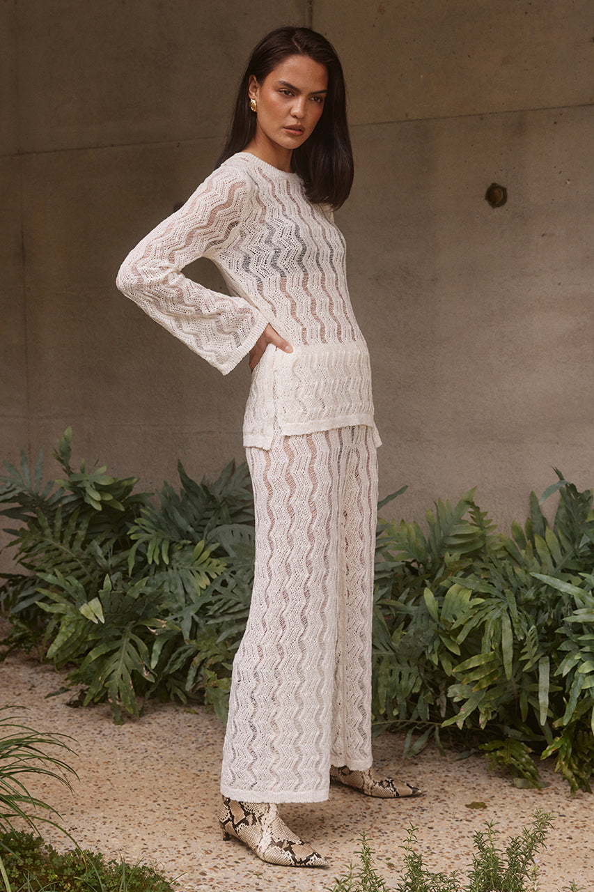 SAMARA PANT - CREAM - SW-2405241374