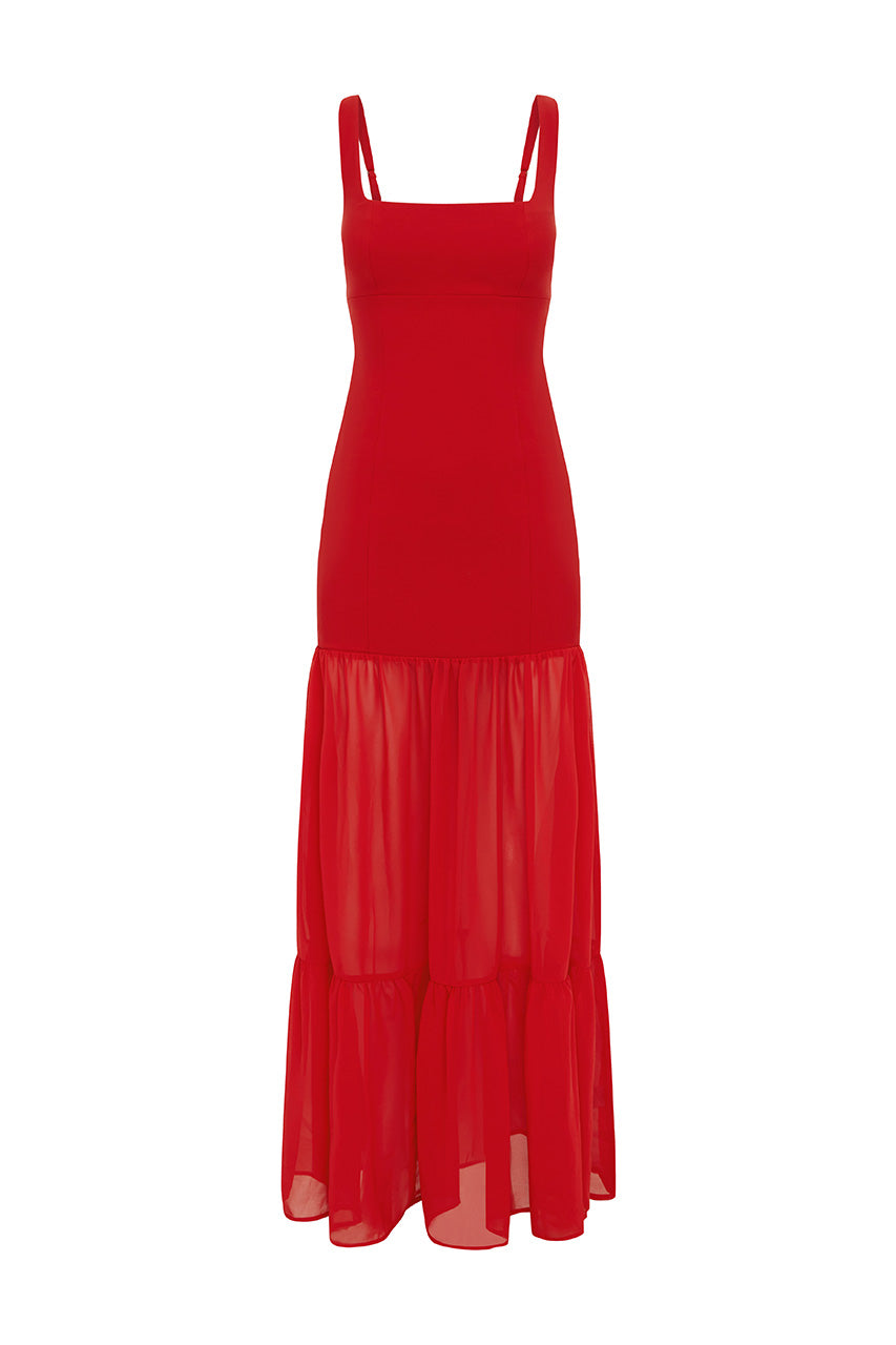 TAHLIA MAXI DRESS - RED - TAHLIAMAXIDRESSRED