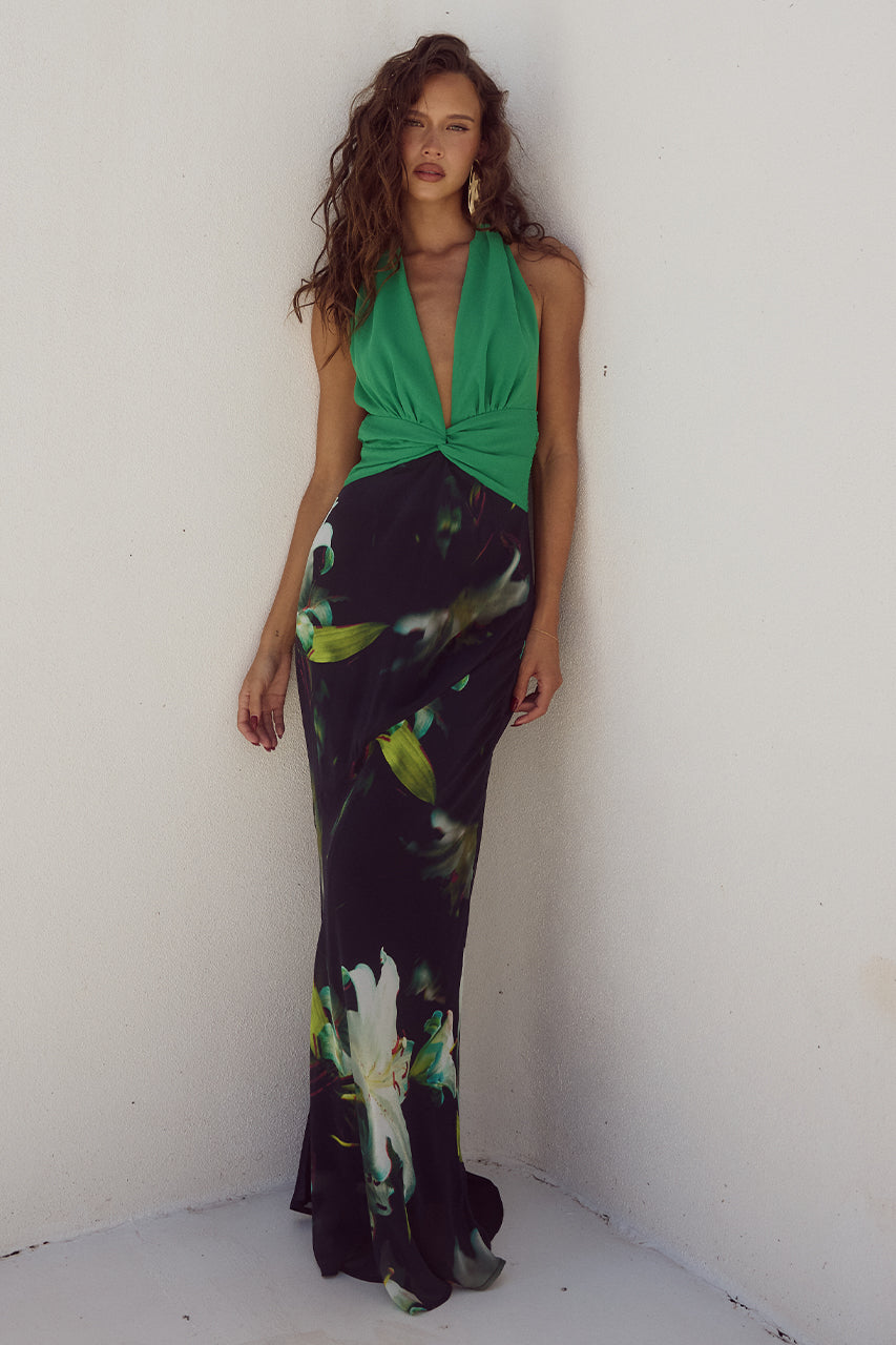 TENAYA MAXI DRESS - LILY PRINT XXL - TENAYA-MAXI-DRESS---LILY-PRINT-_2