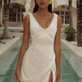 TERESA MINI DRESS - IVORY