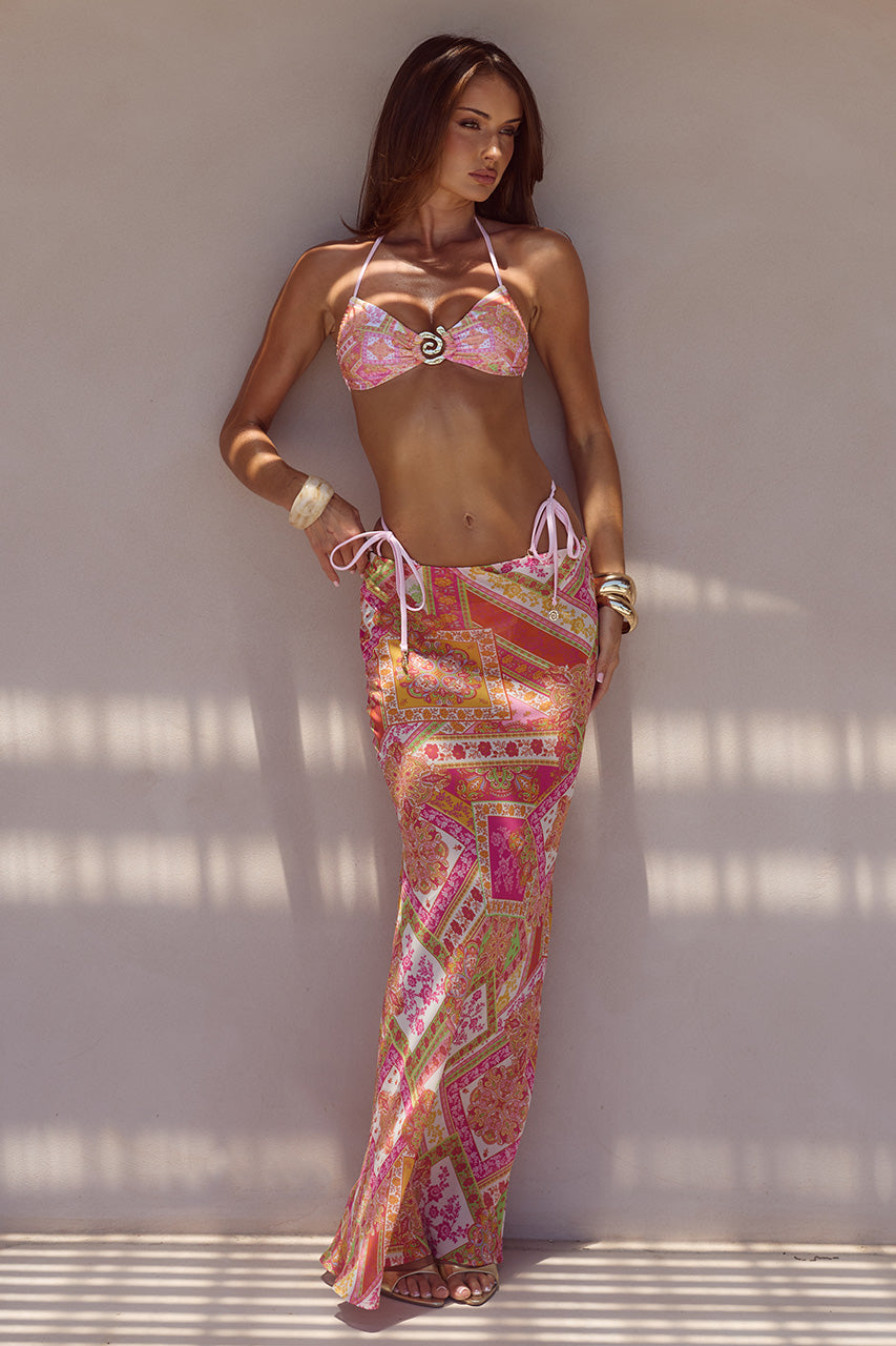 CYRUS LOW WAIST SHEER MAXI SKIRT - CAVELLO PEACH XXL - TIAGOHALTERRUCHEDBIKINITOPXTIAGOTIESIDEBIKINIBOTTOMXCYRUSLOWWAISTSHEERMAXISKIRT-CAVELLOPEACH-5