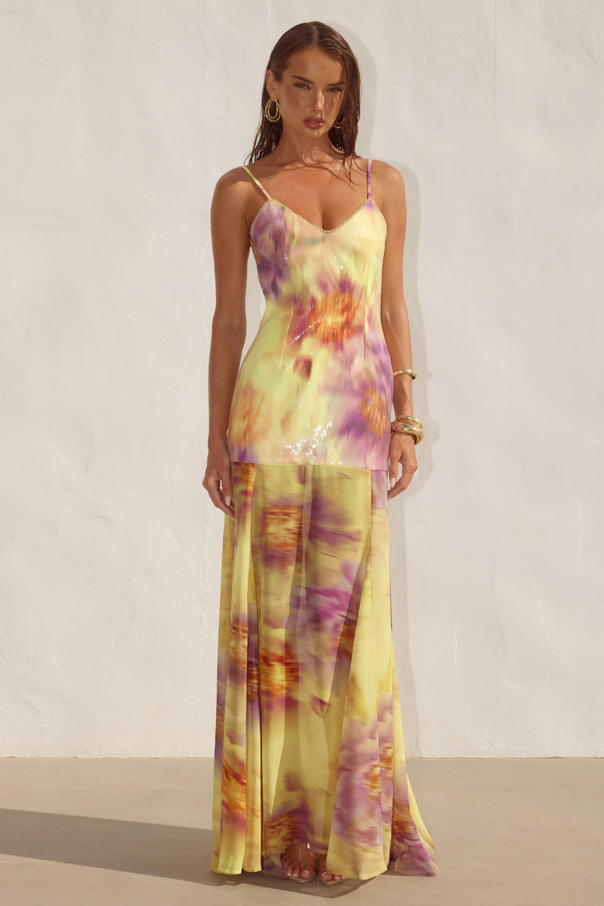 TULIA LOW BACK MAXI DRESS - SURI YELLOW XXL - TULIA_LOW_BACK_MAXI_DRESS_-_SURI_YELLOW