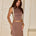 REMY ASYMMETRICAL MIDI SKIRT - MOCHA