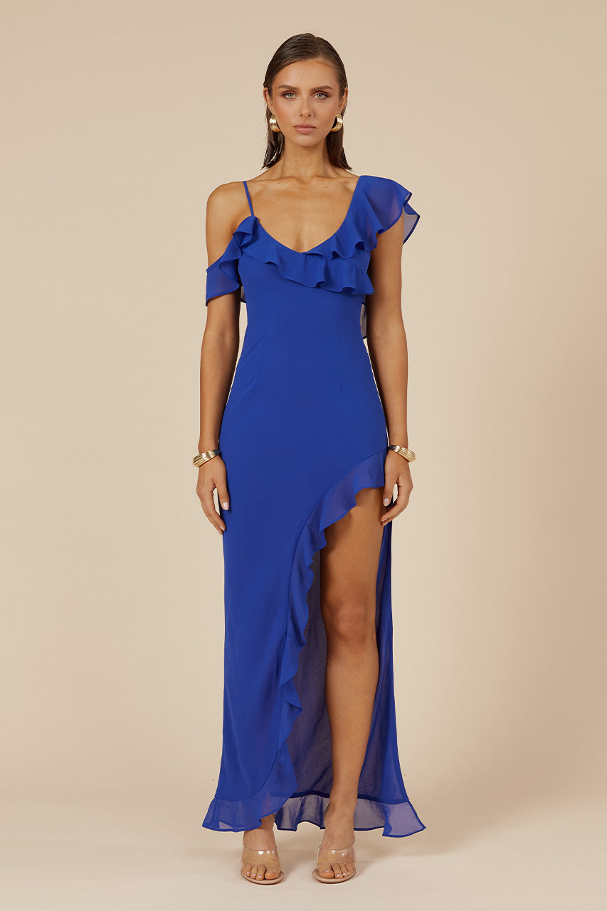 VACANZA MAXI DRESS - ROYAL - VACANZAMAXIDRESSROYAL