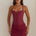 VALERIE LACE MINI SKIRT - WINE