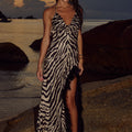 VANYA MAXI DRESS - ZEBRA