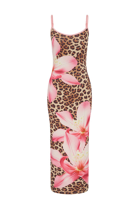 VICTORIA MIDI DRESS  - BIMINI PINK