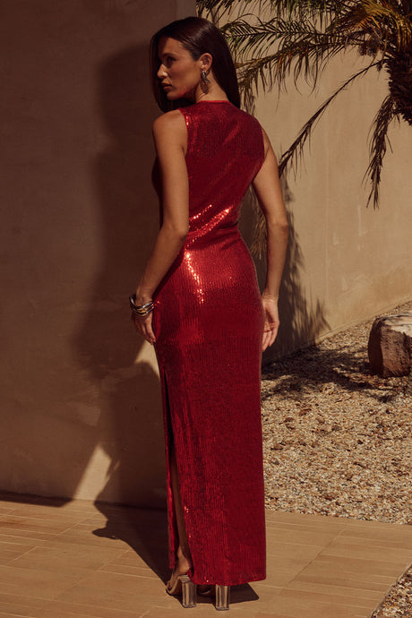 BLAISE MAXI DRESS - RED