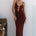 NORMANI MIDI DRESS - CHOCOLATE