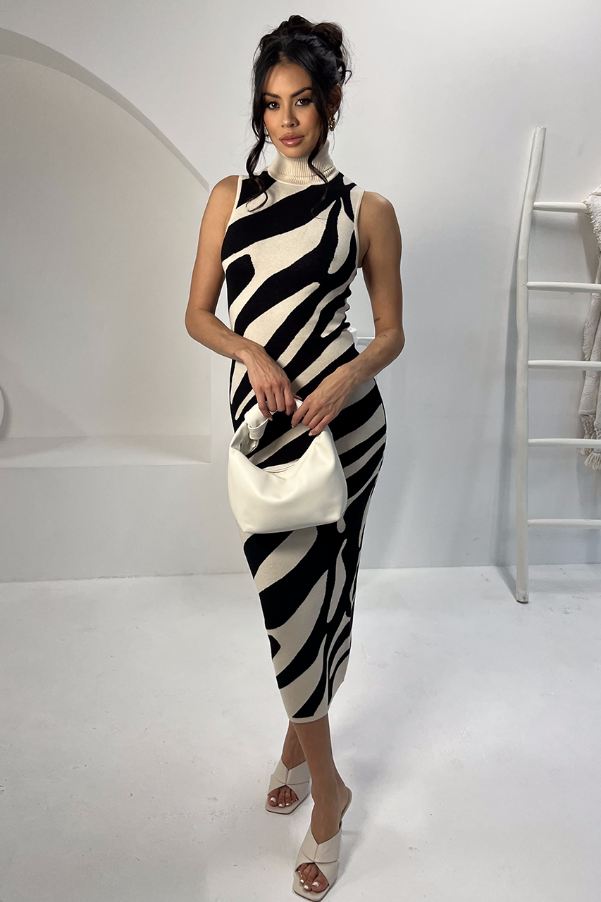 VENTURA MIDI DRESS - SAND/BLACK - WEBRESIZED50_81d199e5-e667-4a85-b788-8825d70a5bca