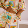 SOLA SHORT - AGATA PRINT