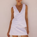 ASCEND MINI SKIRT - WHITE
