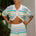 ANDREA SHORT - GREEN MULTI