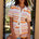 ALBIE TOP - ORANGE MULTI