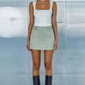 OSLO MINI SKIRT - SAGE