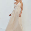 WINSLET MIDI DRESS - SAND
