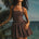 WINSLOW MINI DRESS - CHOCOLATE DOT