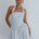WINSLOW MINI DRESS - WHITE POLKA