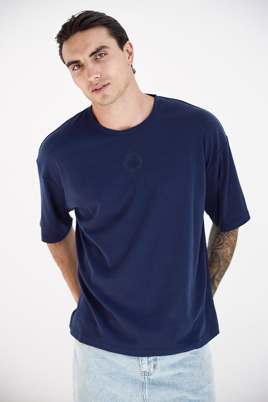 XANDER CLASSIC LOGO T-SHIRT - NAVY - XANDERCLASSICLOGOT-SHIRT-NAVY