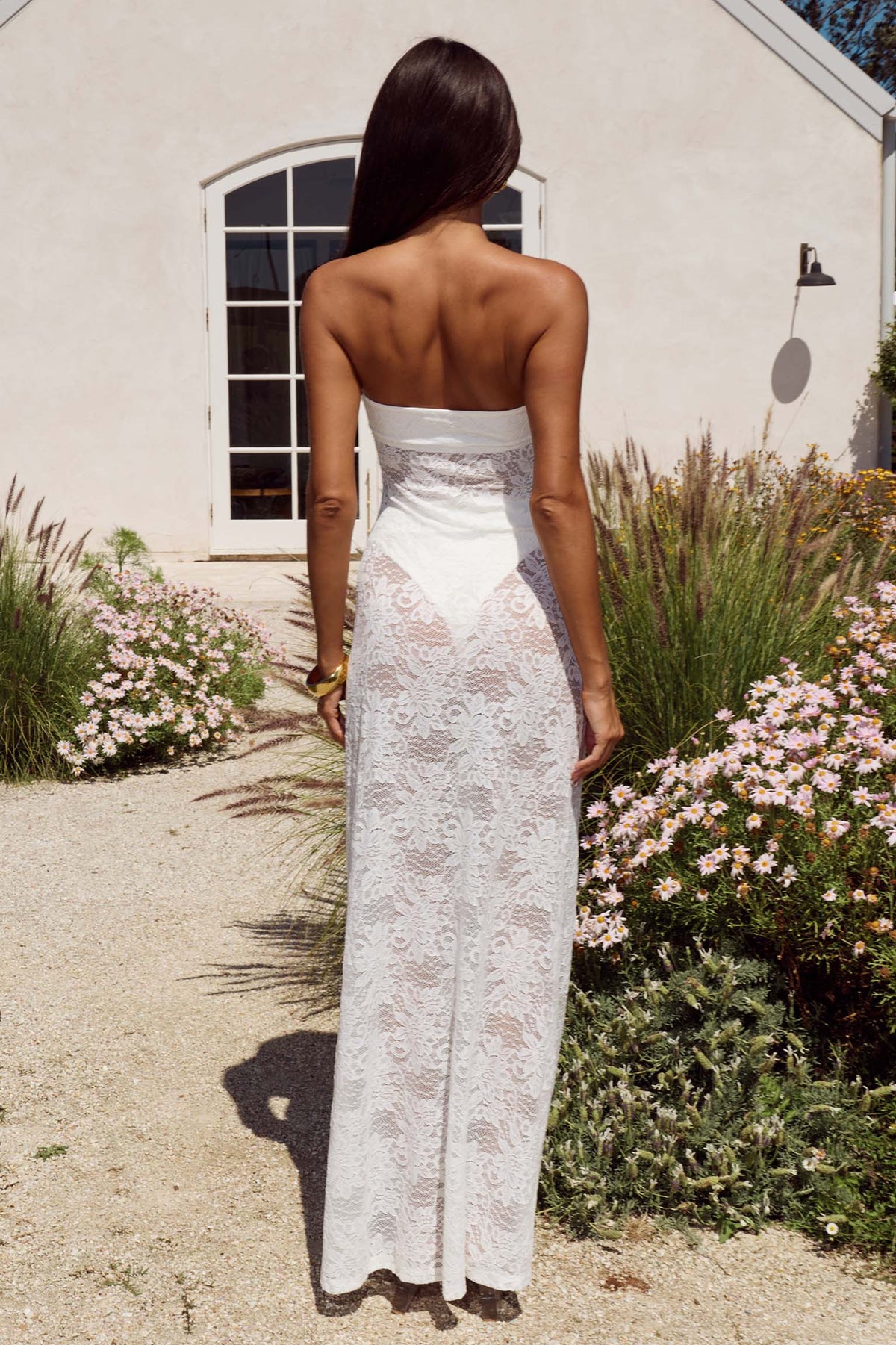 ZELINA STRAPLESS LACE MAXI DRESS - WHITE - ZELINASTRAPLESSLACEMAXIDRESS-WHITEXTERAHIGHWAISTBRIEF-WHITE-4