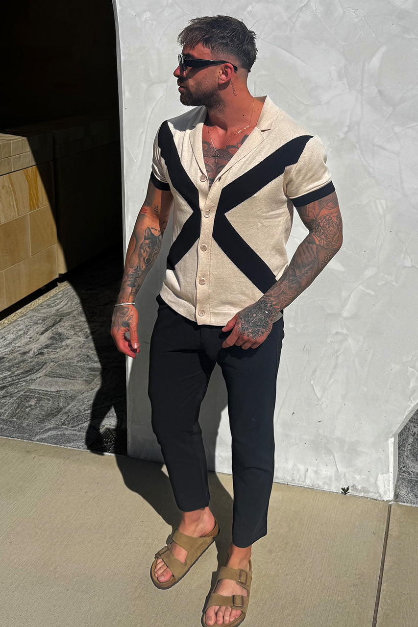 ARCHIE SHIRT - SAND/BLACK - billybelcher7_-_Archie_Shirt1