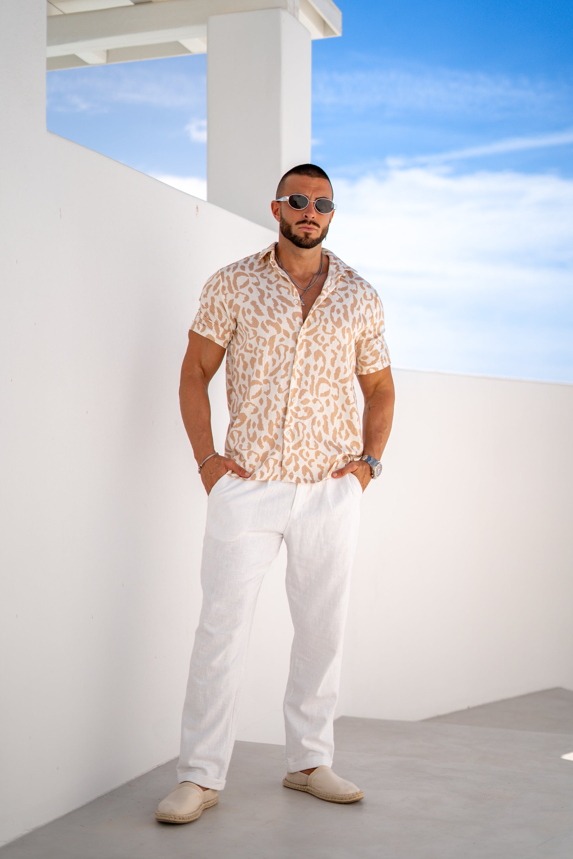 JACK SHIRT - SAND/WHITE - karlbeadle888-JACKSHIRT_1