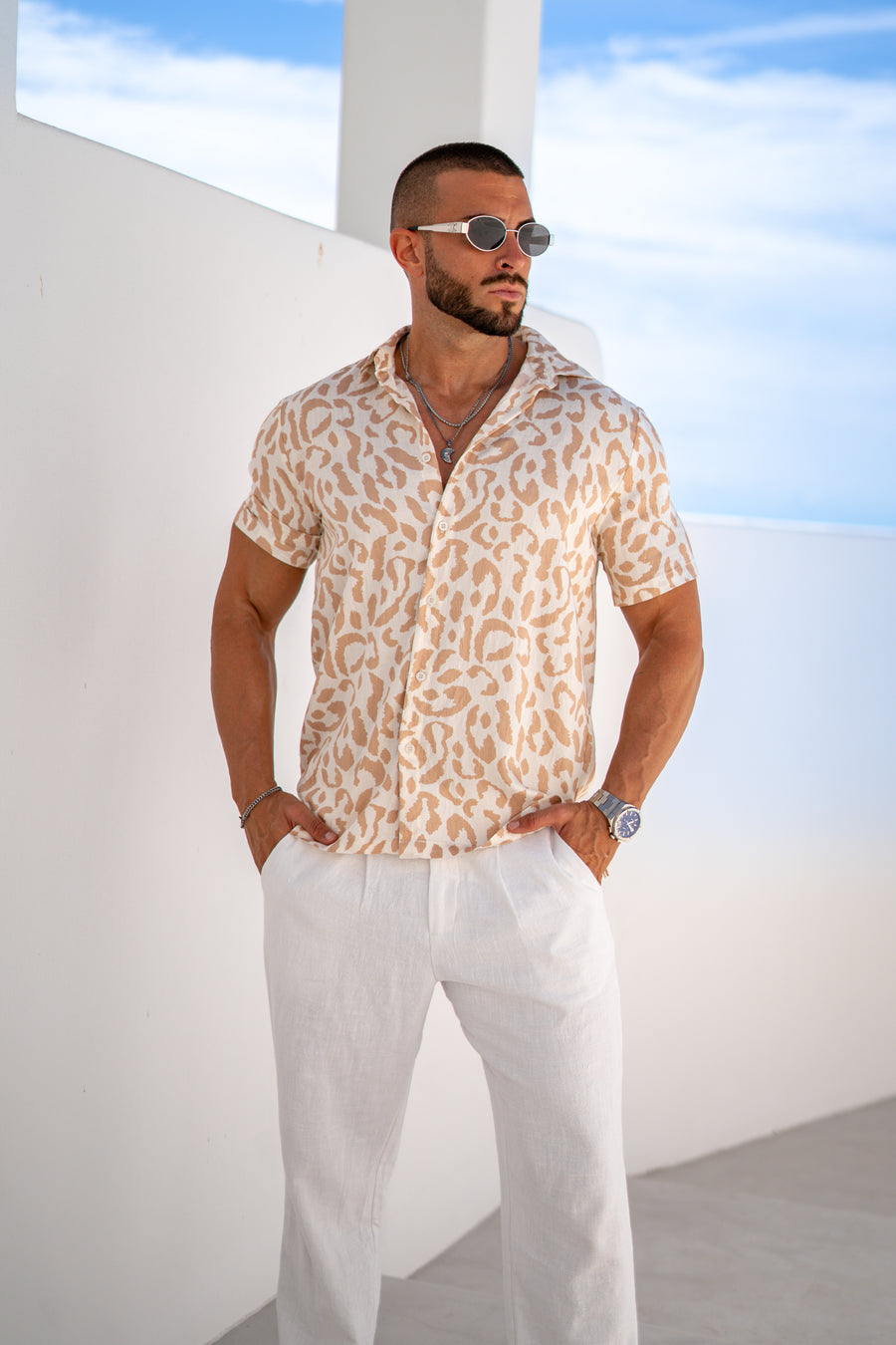 JACK SHIRT - SAND/WHITE - karlbeadle888-JACKSHIRT_2