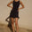 LONDON MINI DRESS - BLACK