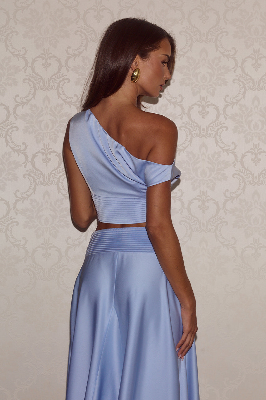 AMADINE OFF SHOULDER CROP TOP - SKY BLUE - resizeforwebfri_0066_AMADINEOFFSHOULDERCROPTOP-SKYBLUEXAMADINEPANELLEDTRAINMAXISKIRT-SKYBLUE10