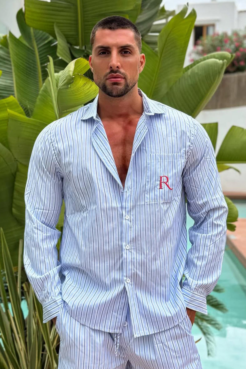 OTHELO SHIRT - BLUE - rickycosta__-OtheloShirtxshort
