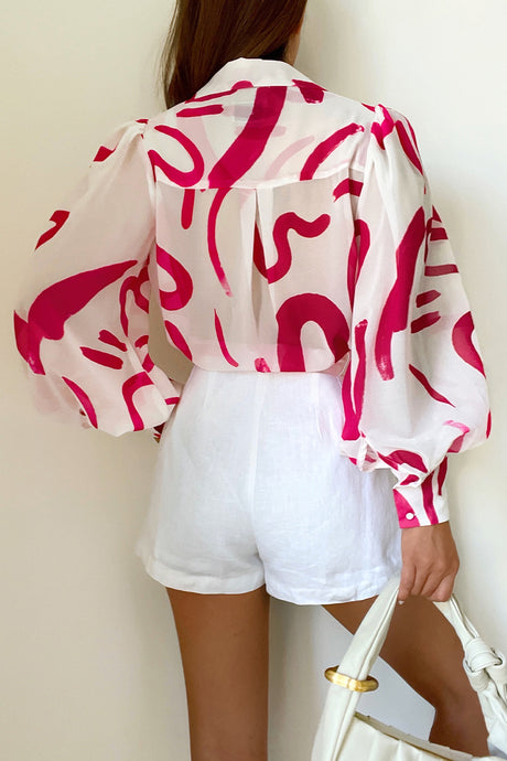 FLEETWOOD BLOUSE - YORK FUCHSIA
