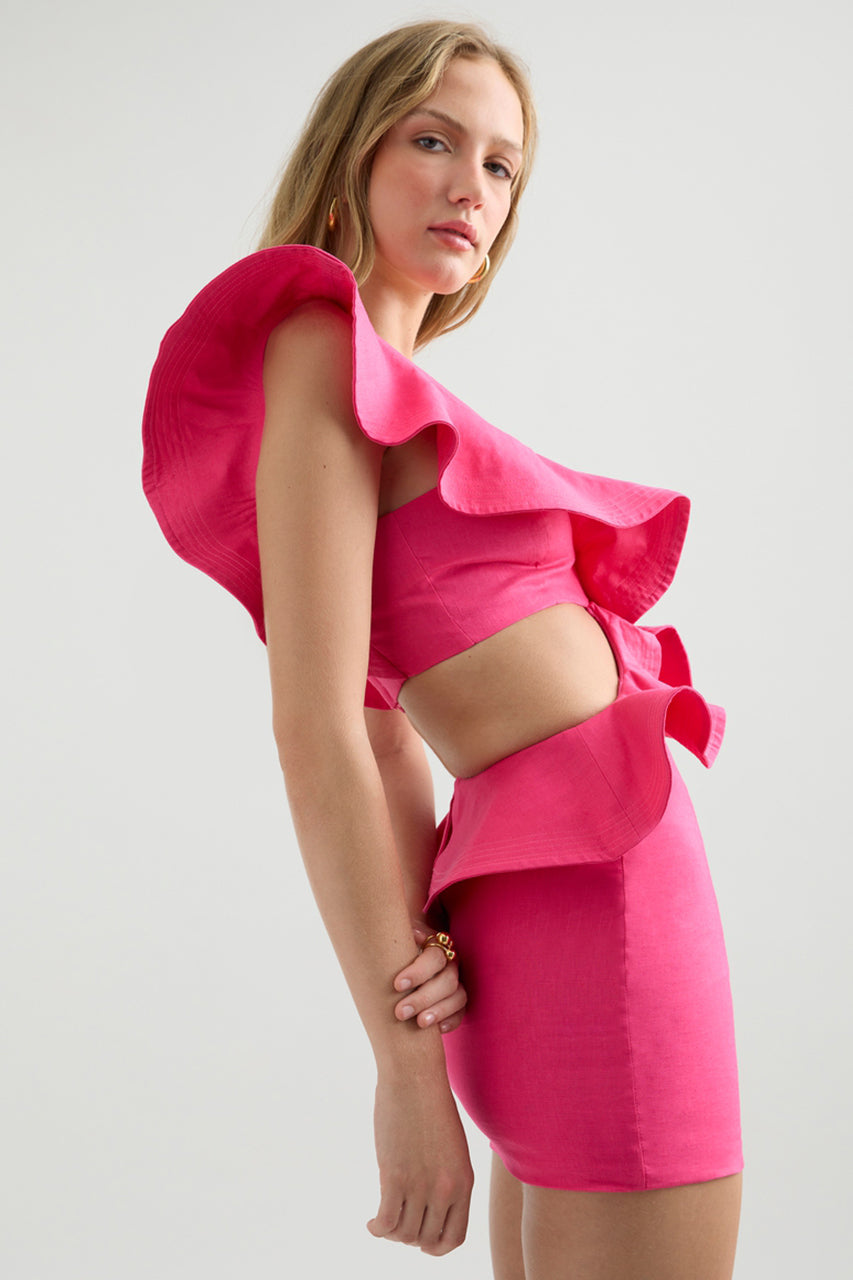 Nassau Mini Dress - Fuchsia - 69_83fadb97-771c-42f6-b710-039bc9895100