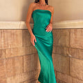 Leila Slip Dress - Emerald