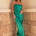 Leila Slip Dress - Emerald