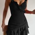 MINCIA MINI DRESS - BLACK
