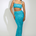 ZEENA TOP - AQUA