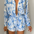 Kiah Shirt - Blue Floral