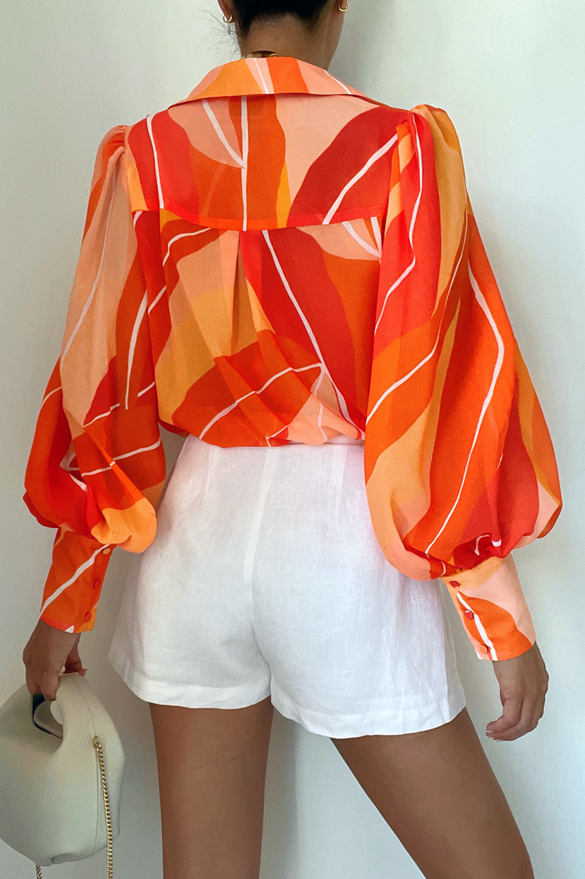 FLEETWOOD BLOUSE - ORANGE ROWENA - WEBRESIZEDFleetwoodBlouse-RowenaOrange_1